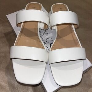 Women's Dressy Two-Strap 1-Inch Heel Sandals, Size 8